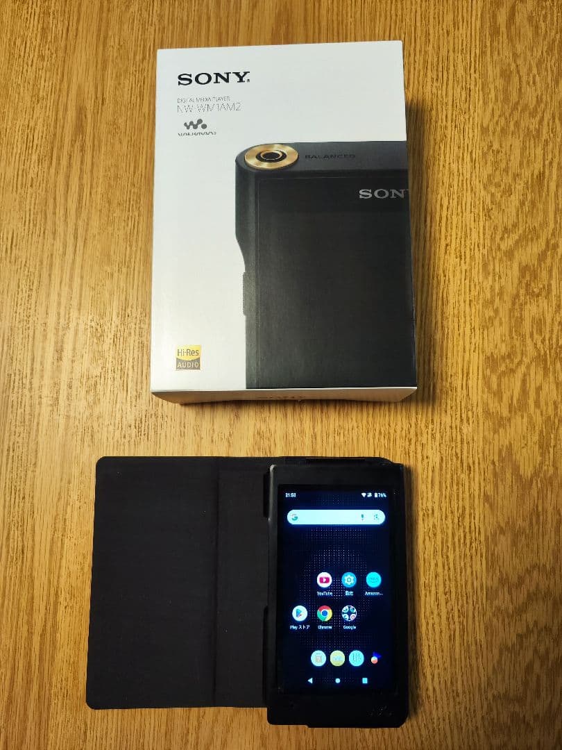 SONY NW-WM1AM2 本体　純正レザーケース