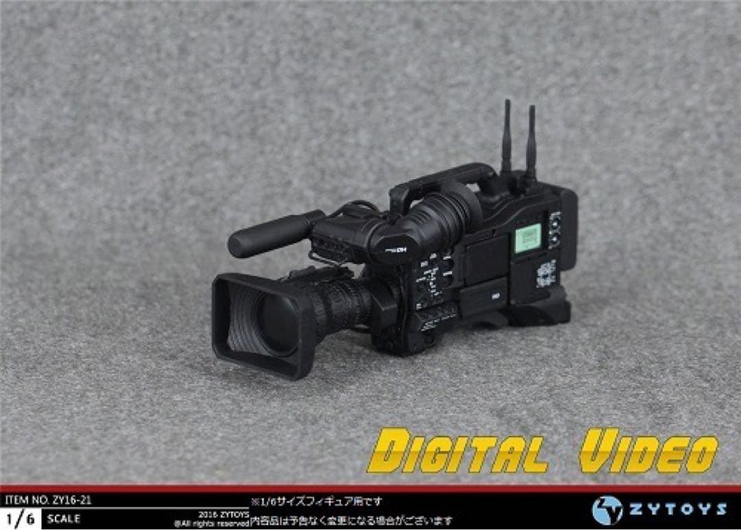 ZY-TOYS 1/6フィギュア用 TVカメラミニチュアセット ZY16-21
