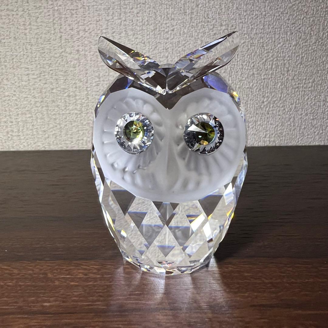 スワロフスキー　フクロウ&シェル