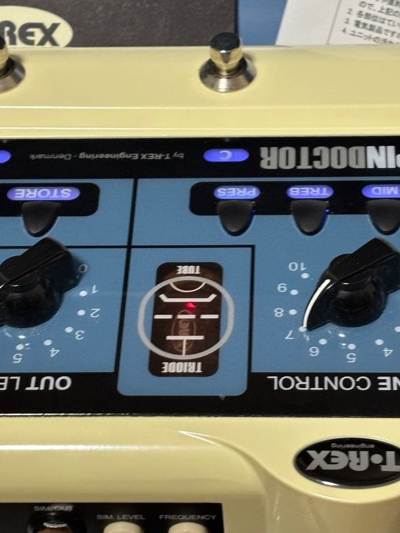 T-REX SPINDOCTOR／T-レックス エフェクター／プリアンプ 真空管