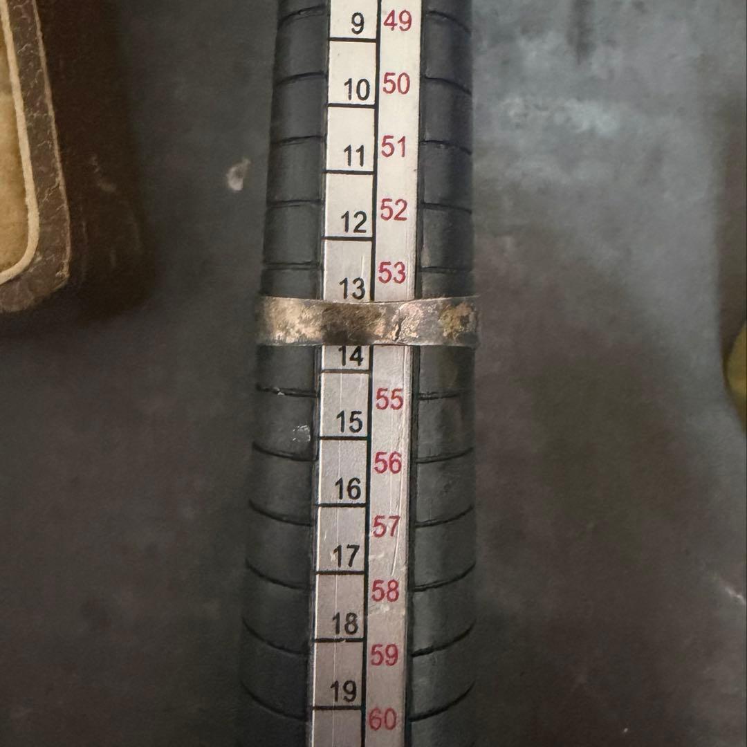 希少　メキシコ　ヴィンテージ　リング　アンティーク　インレイ　ターコイズ　925