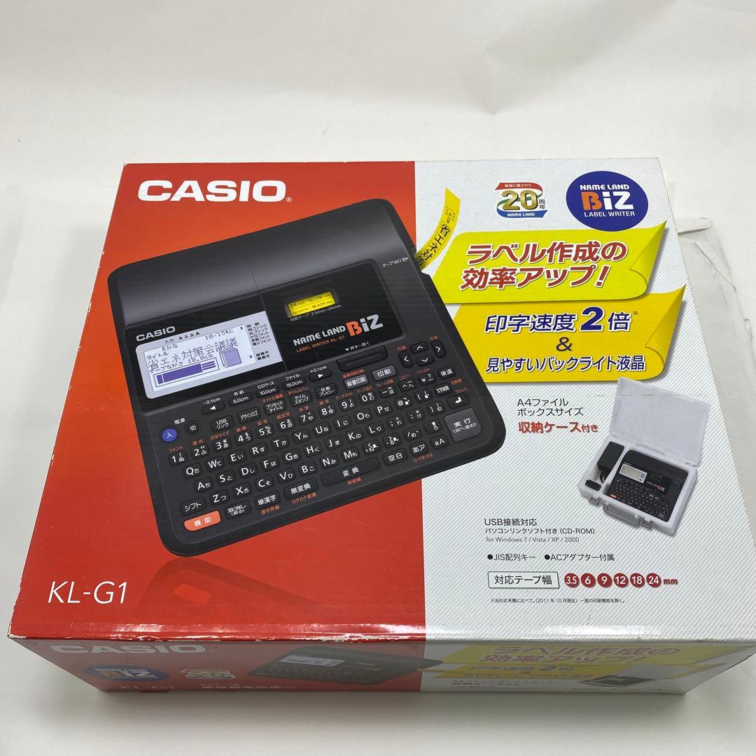 CASIO KL-G1 ネームランドBiZ 収納ケースあり