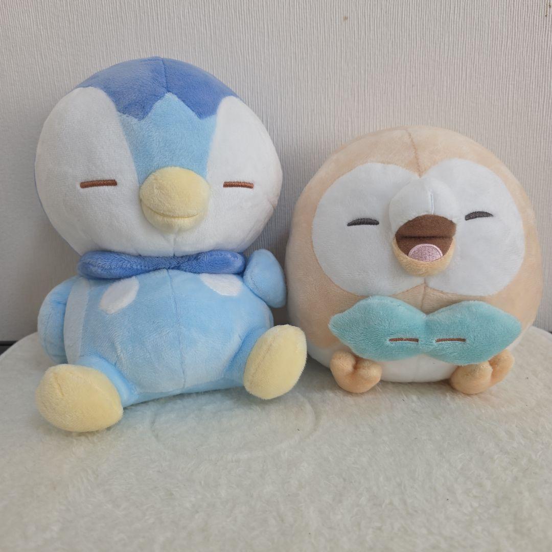 一番くじ【ポケピース ポッチャマ&モクローぬいぐるみ】