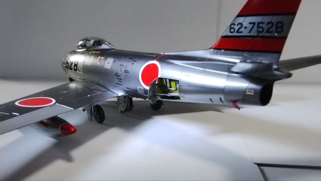 プラモデル完成機　1/48　航空自衛隊 F-86F-40 セイバー