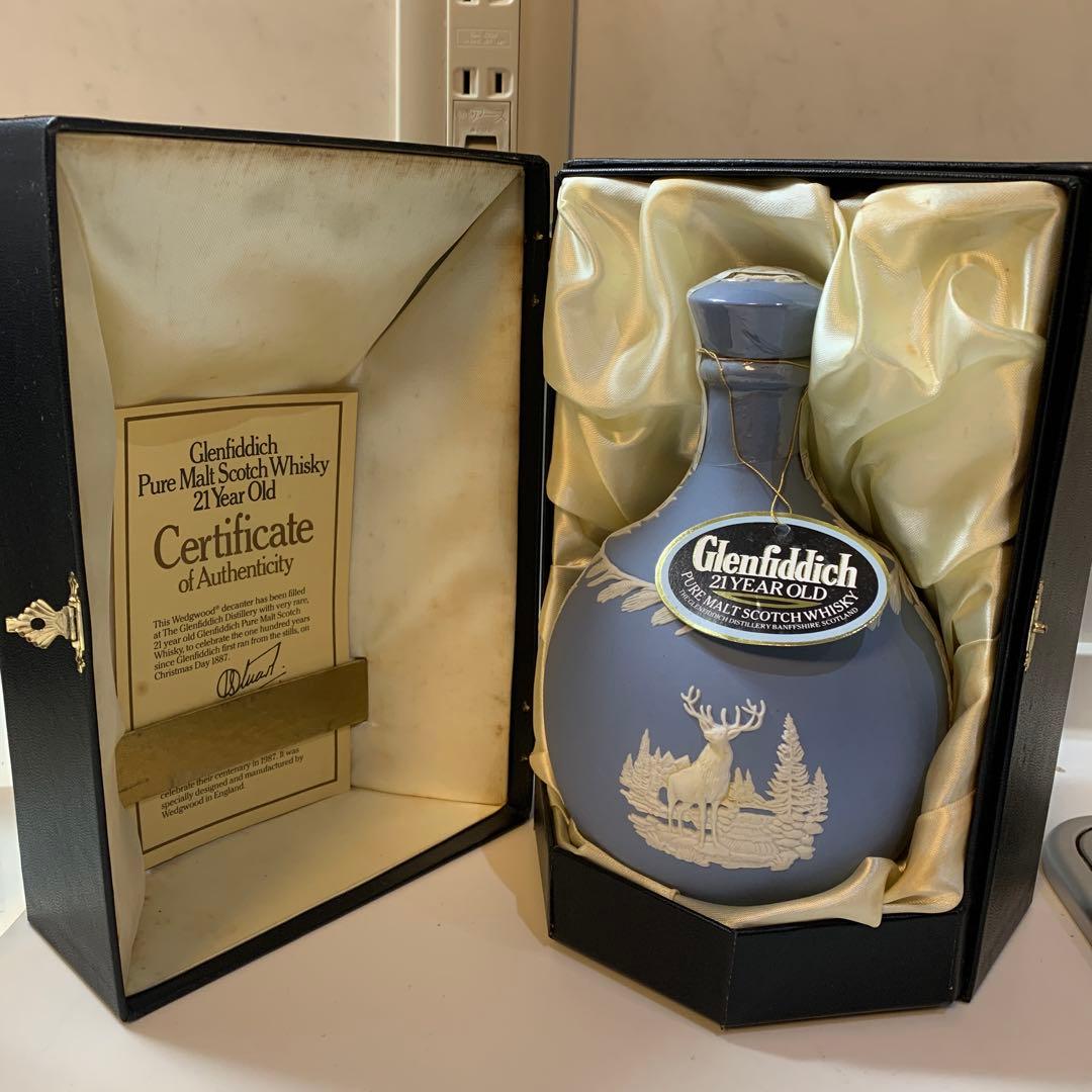 グレンフィディック 21年 ウエッジウッド 陶器ボトル 未開栓