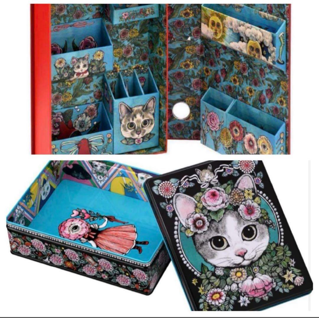 ヒグチユウコ ホルベイン コラボ 角缶 ツールボックス 2種セット