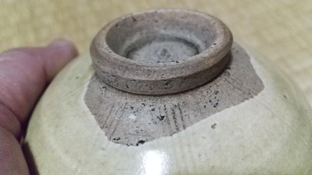 珠光青磁　酒盃　中国　同安窯　珍品です