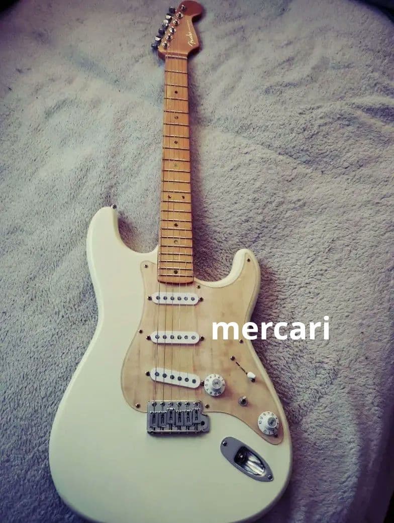 新品 個人製作 ストラトタイプ 木製PG White Blonde エレキギター