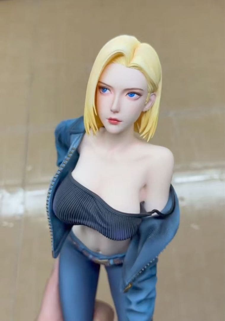 ドラゴンボール 人造人間18号 ガレキ ガレージキット スタチューX②