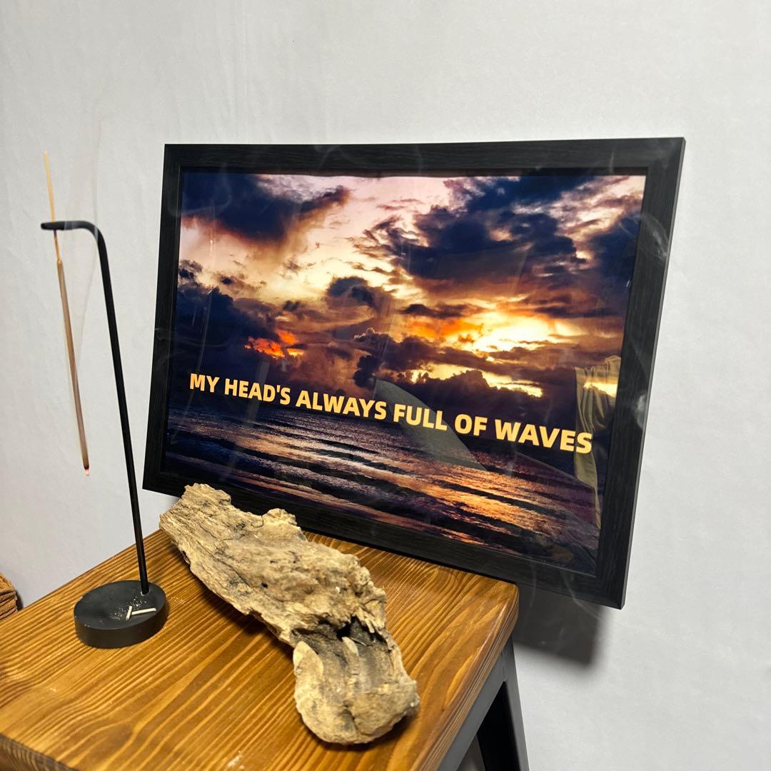 A3フレーム付きポスター　風景画　海の景色　オリジナルフォト　インテリア