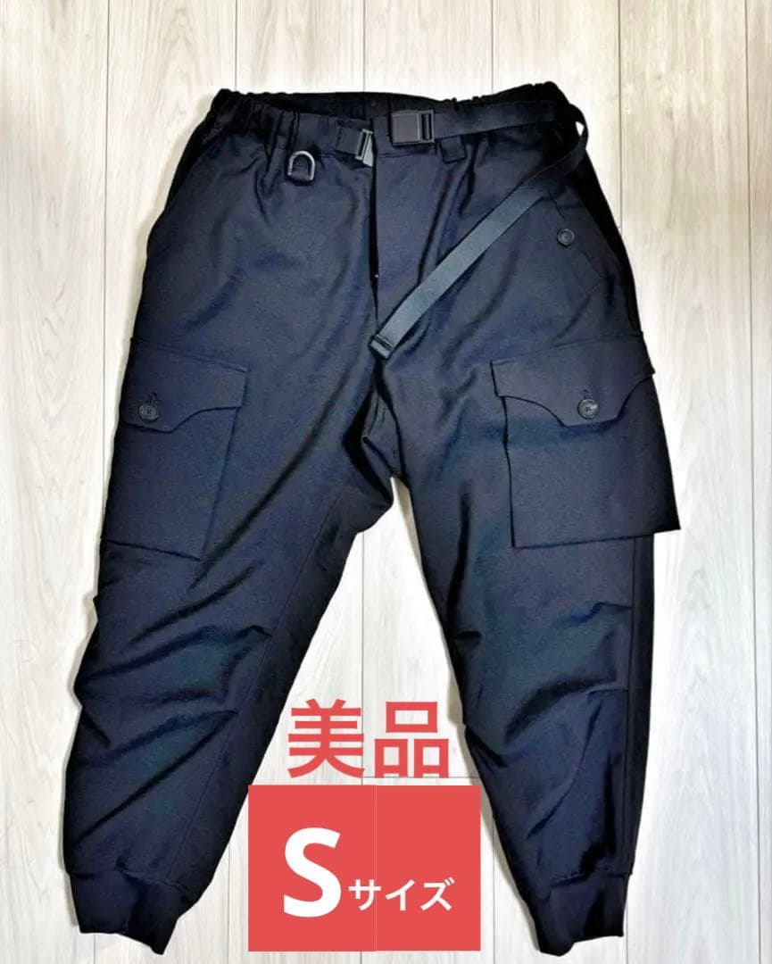 Y-3 ブラック サルエルカーゴパンツ