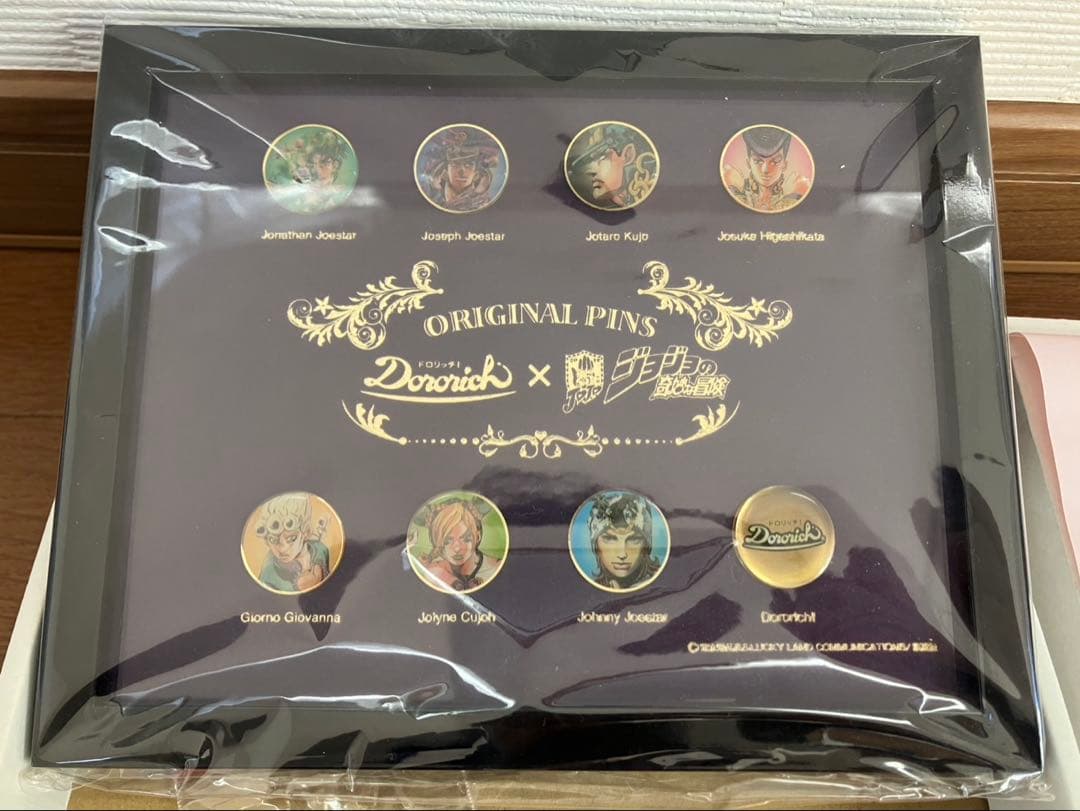 ジョジョの奇妙な冒険 ドロリッチ キャンペーン当選品 オリジナルピンズ