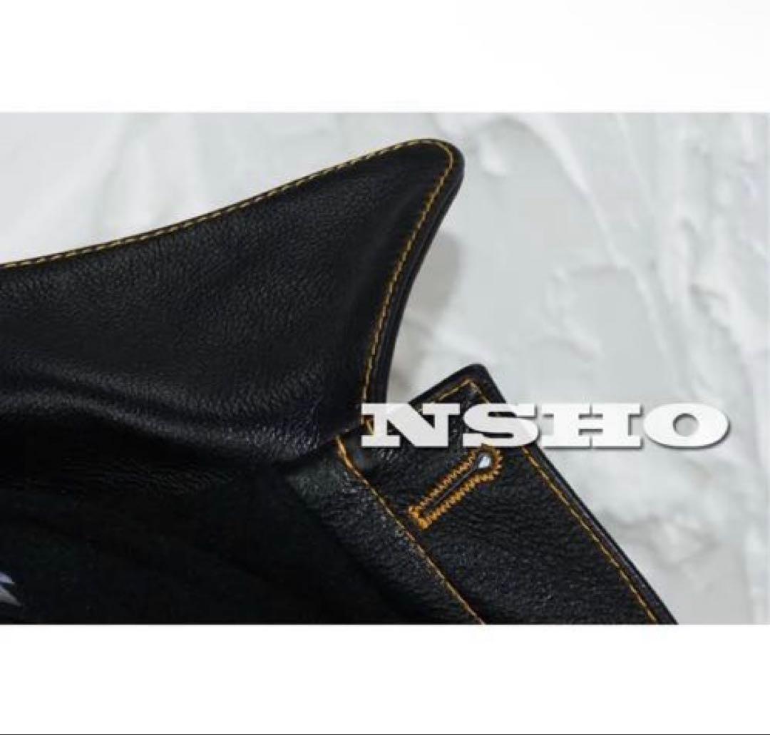 最高峰 牛革 メンズ 革ジャン カウハイド ファーストタイプ Gジャン