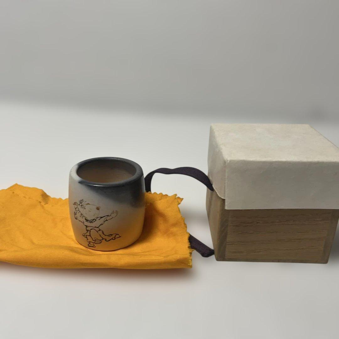 山崎元洋　雲華焼　唐子　蓋置