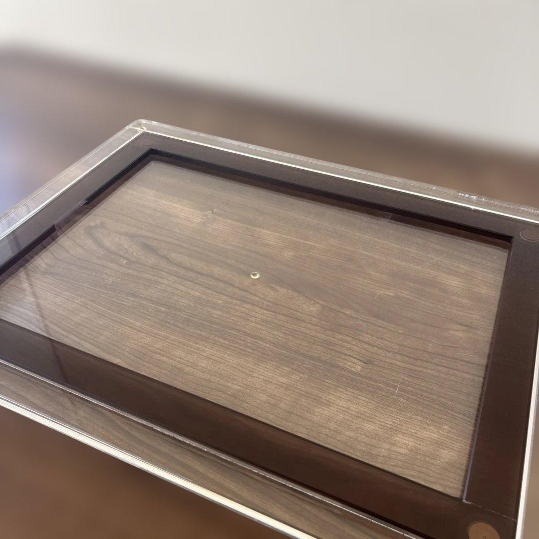 フリーステッチ　アクリル製犬用トイレ Sサイズ　ブラウン　トイレトレー