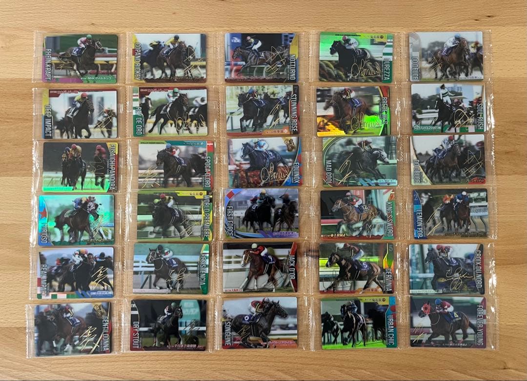 たまる サラブレッドホースコレクション 第3R サイン&ノーマル コンプ