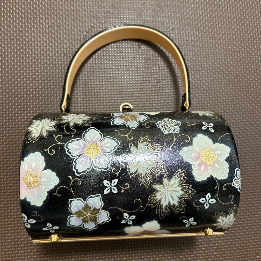 成人式 和装 バッグ 草履 黒 24cm