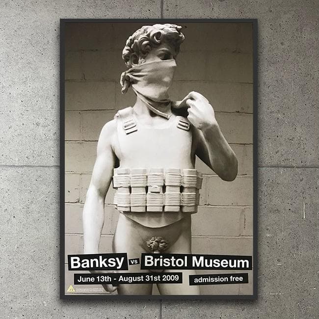 額装品/banksy bristol/バンクシー/Michelangelos