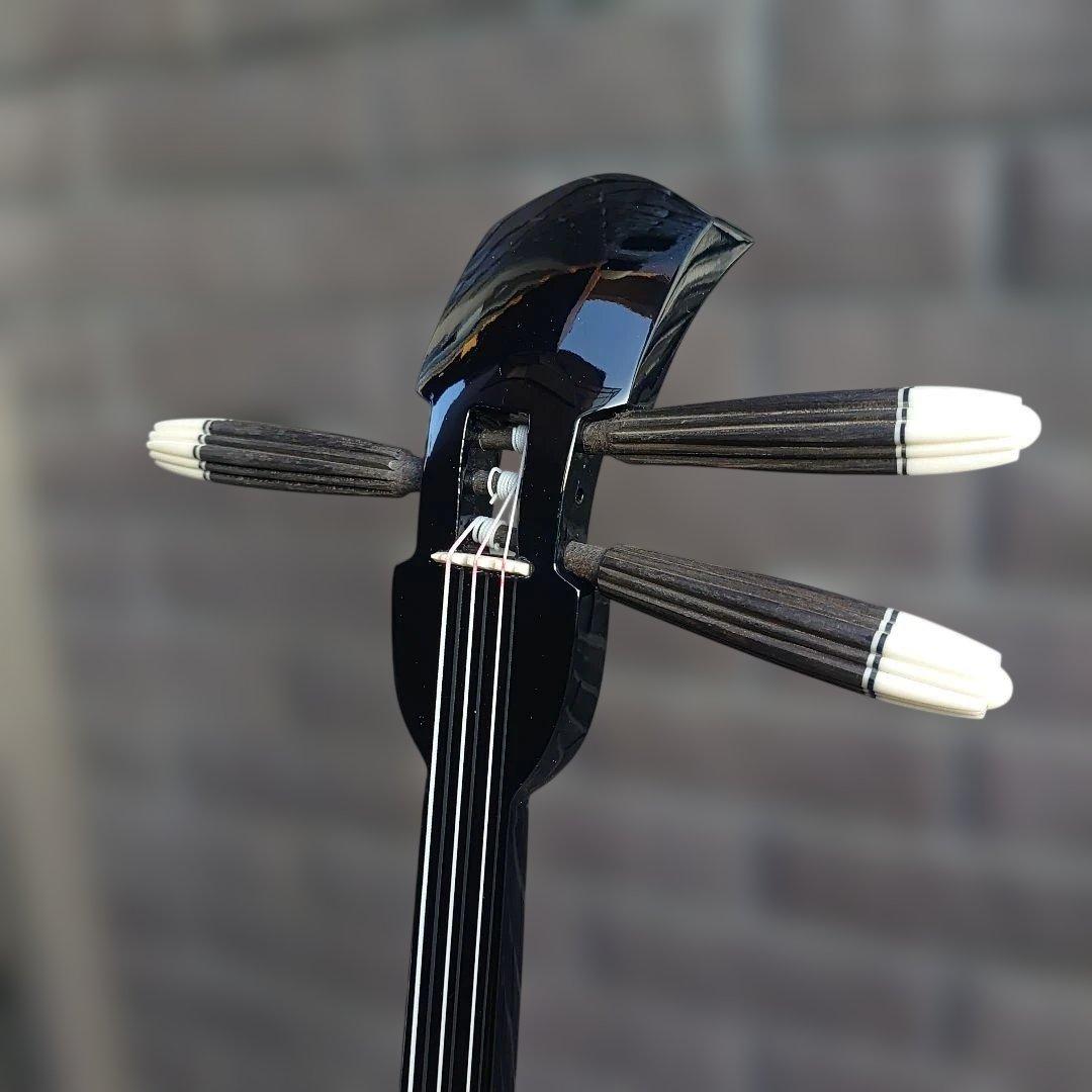 黒木三線　530g 貴重な黒木　沖縄三線　三線　黒檀三線