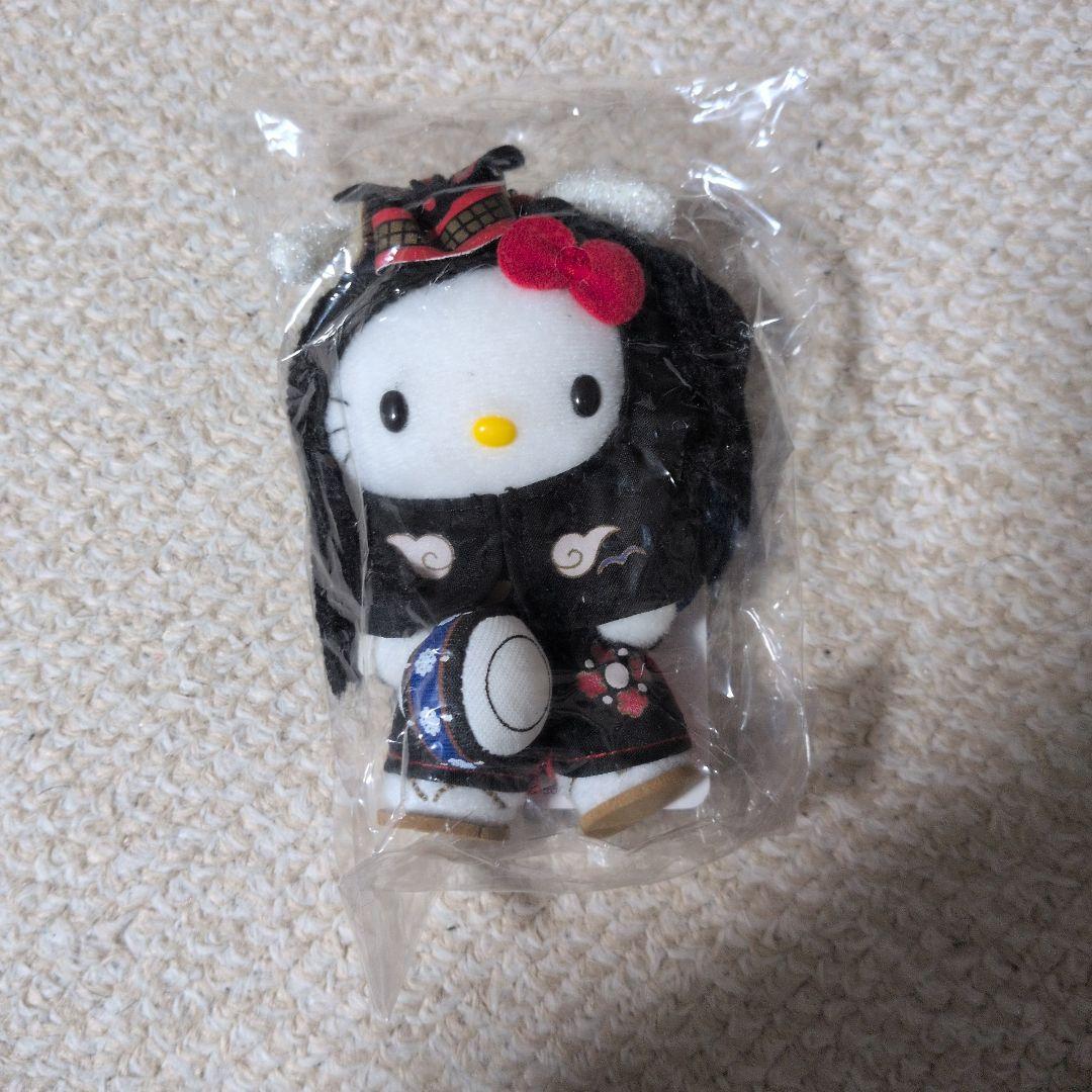 岩手限定　キティ　鹿踊りぬいぐるみ ご当地