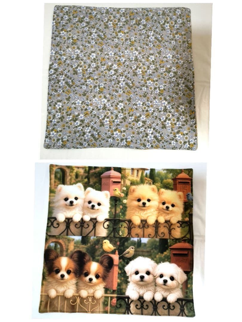 Yourelia様】ハンドメイドオーダー★犬★ガーゼハンカチ　12点