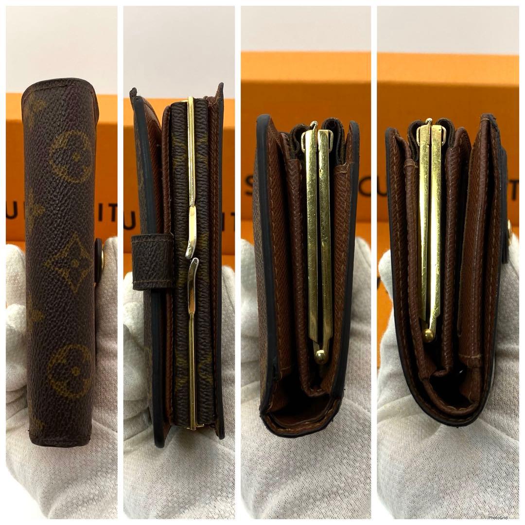 新型❣️ ルイヴィトン モノグラム ヴィエノワ がま口 折り財布