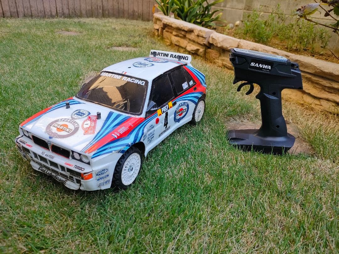 LANCIA DELTAラジコンカーTT-02TAMIYA SANWA MX-6