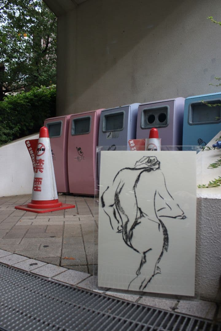 ドローイング 木炭画