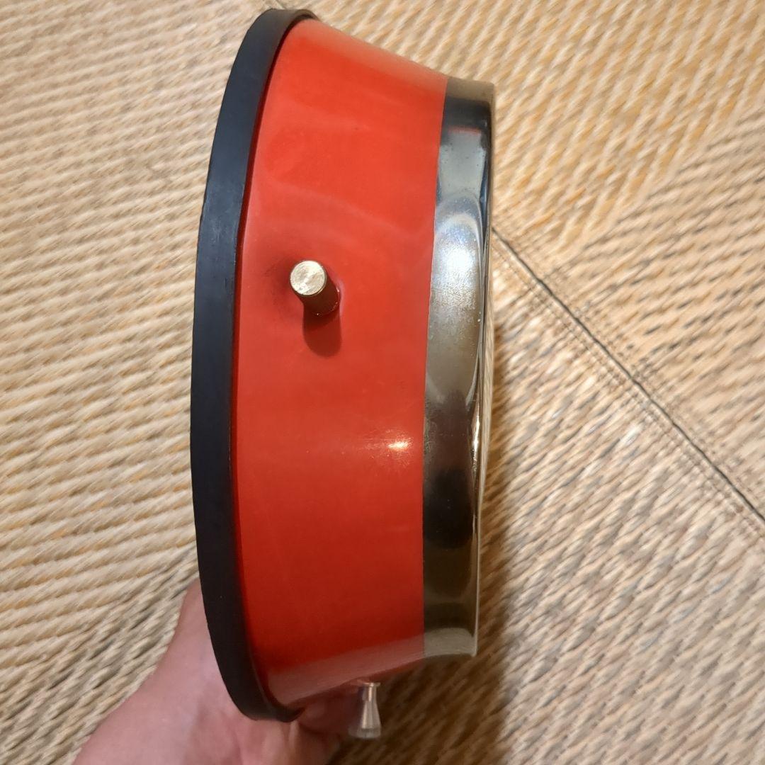 SEIKO 壁掛け時計 赤　昭和レトロ　当時物実動　ヴィンテージ