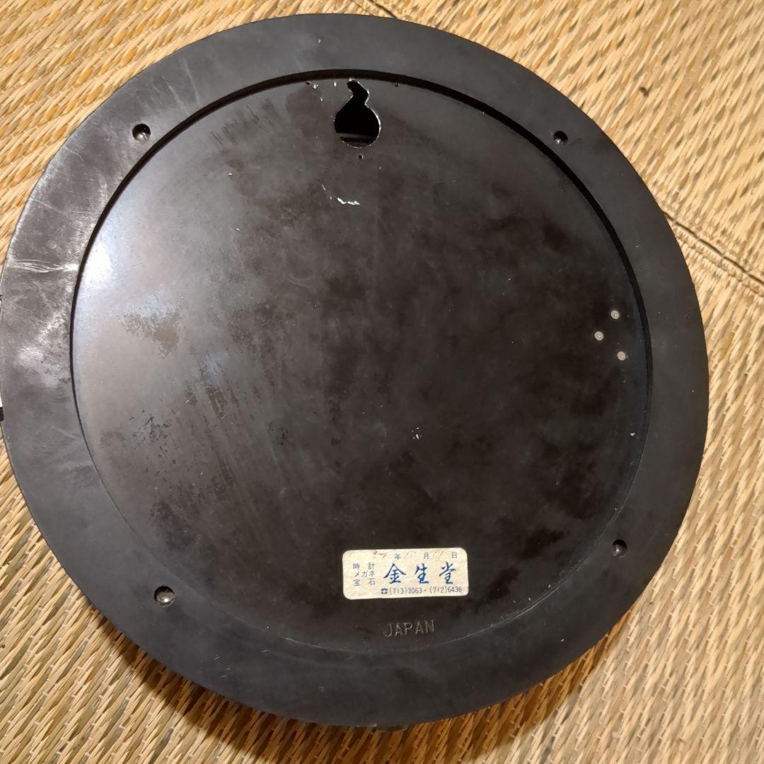 SEIKO 壁掛け時計 赤　昭和レトロ　当時物実動　ヴィンテージ