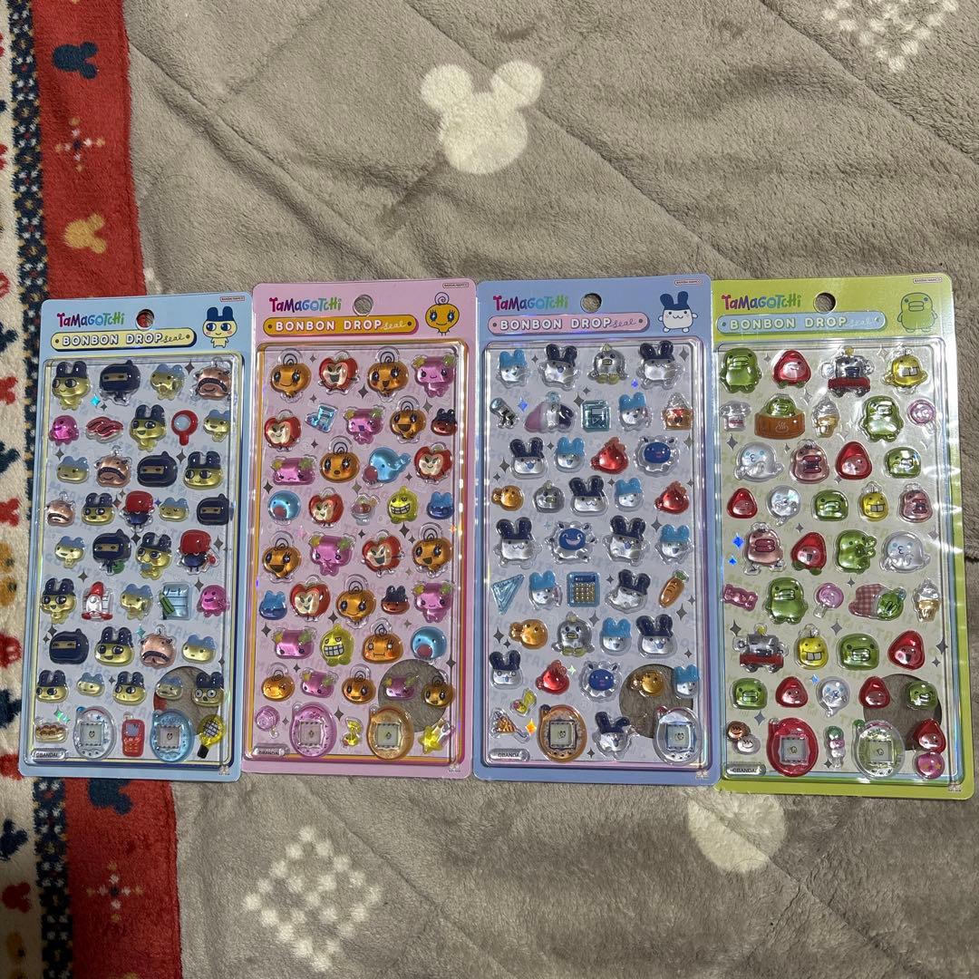 たまごっち ボンボンドロップシール 4枚セット 正規品