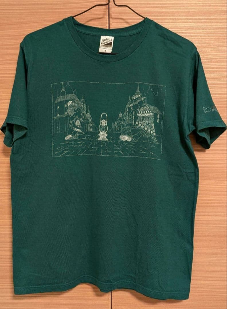 米津玄師 '14 帰りの会・続編　犬と猫-T / GREEN Sサイズ Tシャツ