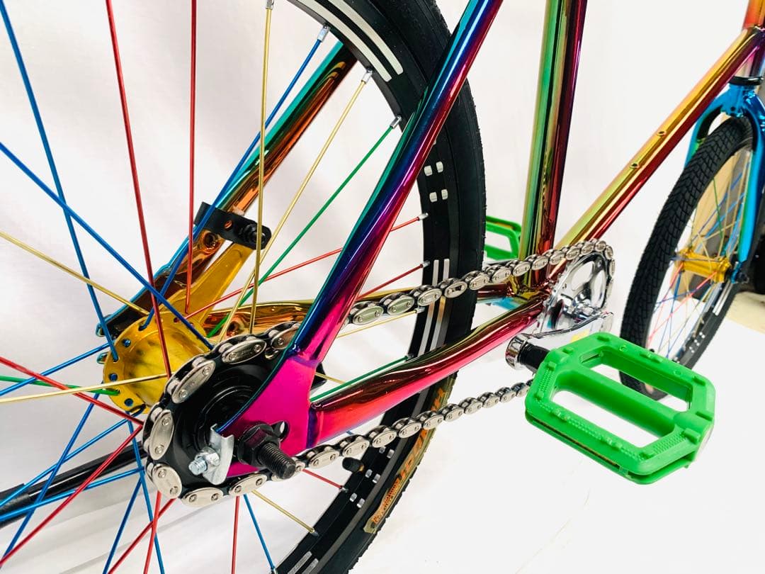 【新品】送料無料 多彩カラーシフト自転車ミニベロ9.3キロ小径車バックブレーキ