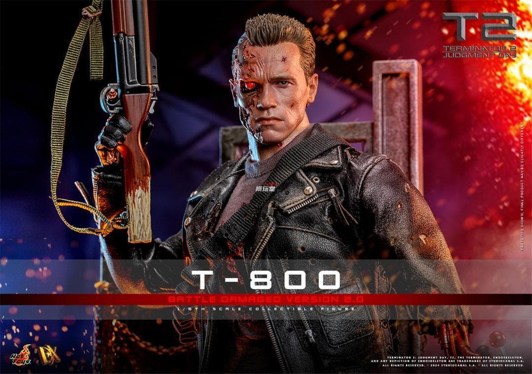 ホットトイズ 1/6 ターミネーター2 T-800バトルダメージ2.0 DX46