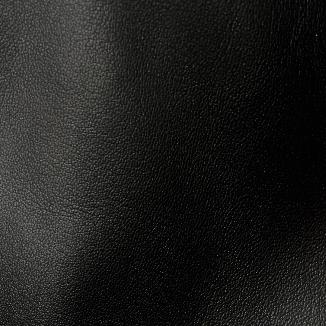 [agnes b.] ブラックレザージャケット サイズ48