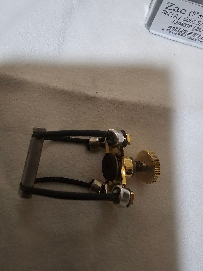 ザック Zackアルト用リガチャー 24KGP Solid Silver総銀製