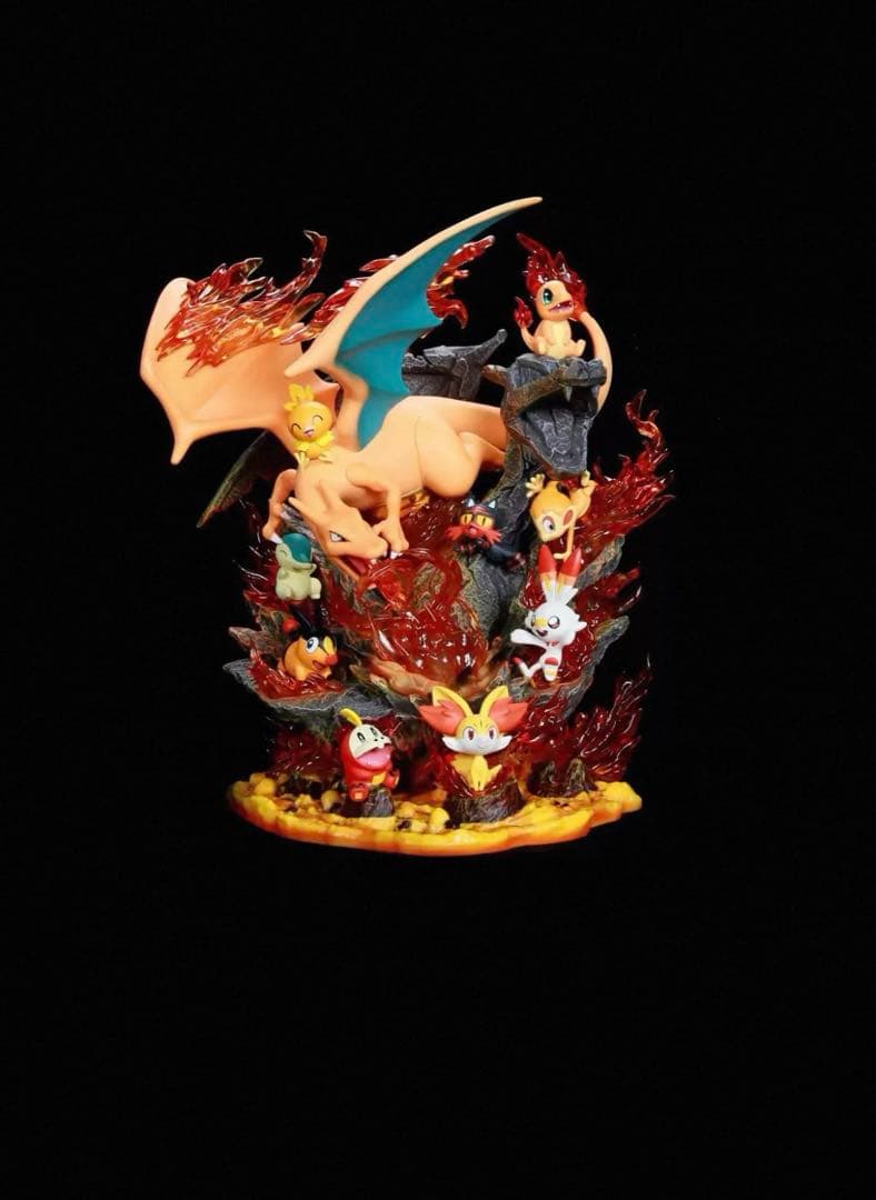 リザードン フィギュアセット 炎の演出