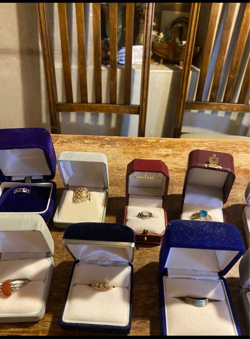 指輪まとめて　ケース付き沢山　遺品整理　断捨離