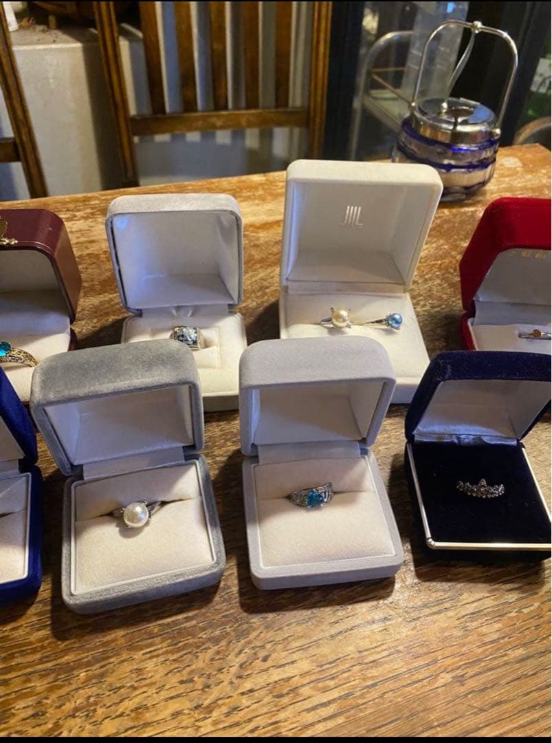 指輪まとめて　ケース付き沢山　遺品整理　断捨離