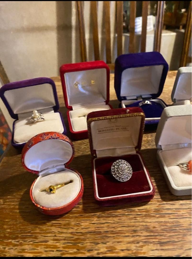 指輪まとめて　ケース付き沢山　遺品整理　断捨離