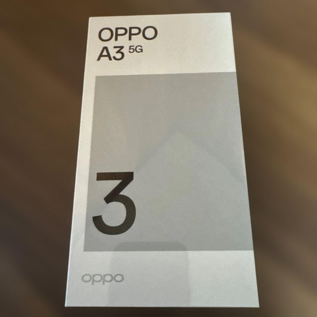 新品未開封・OPPO A3 5G パープル