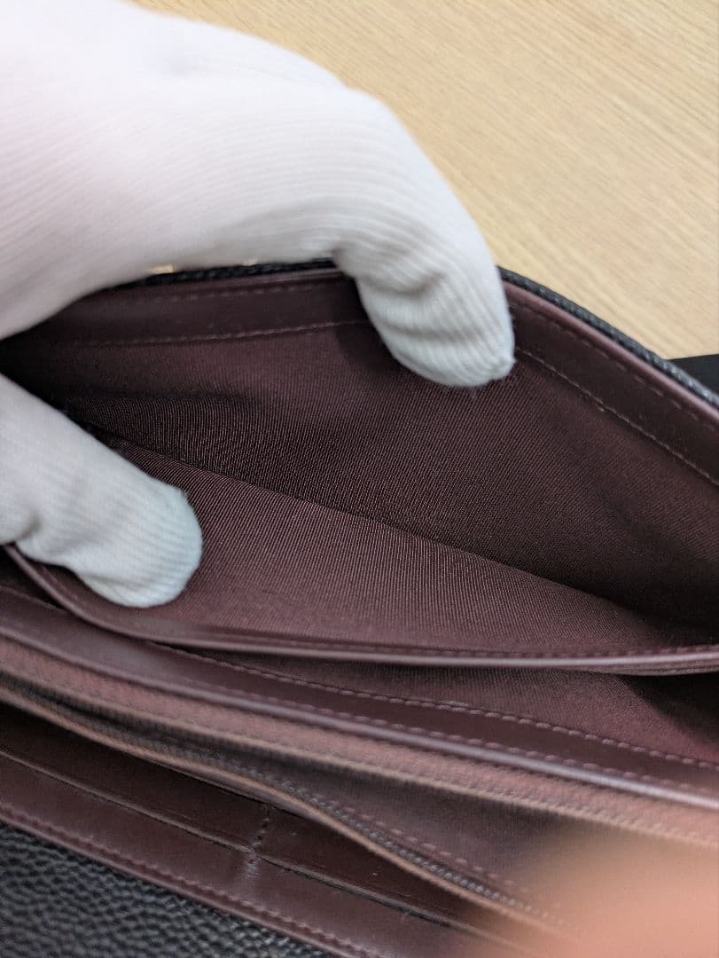 Momoセールシャネル クラシック ロング マトラッセ 二つ折り