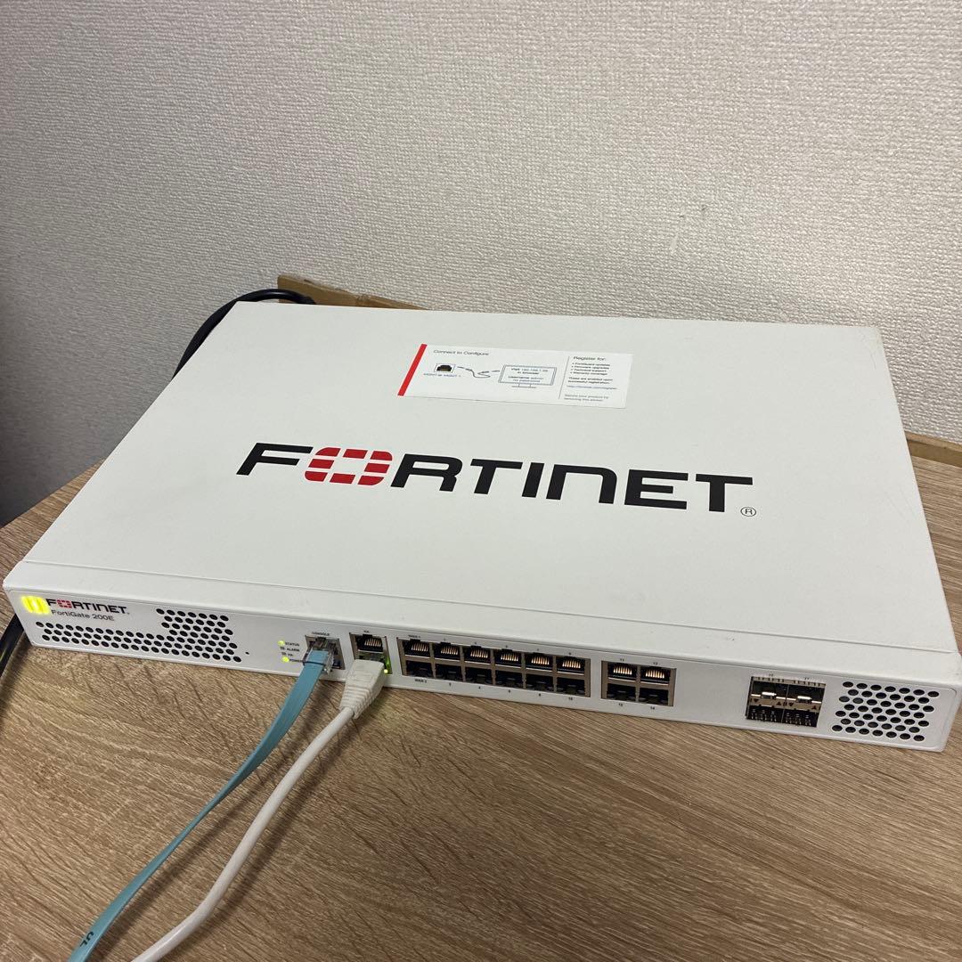 FortiGate 200E UTM ファイアウォール 1週間保証