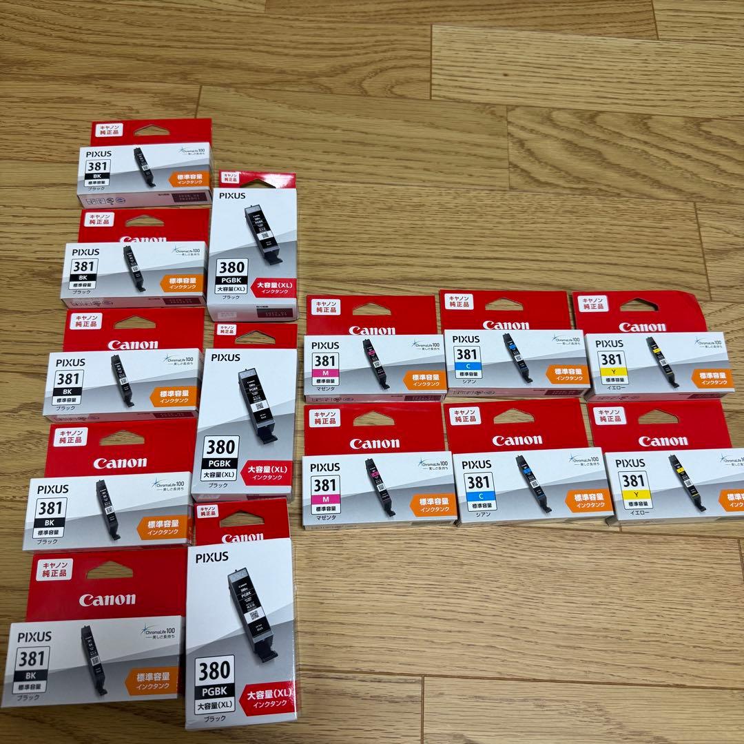 Canon PIXUS 381 380 インクカードリッジ