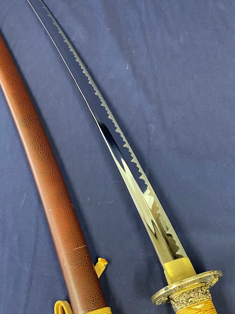 模造刀　模擬刀　武具　1本　龍鍔　刀袋付き