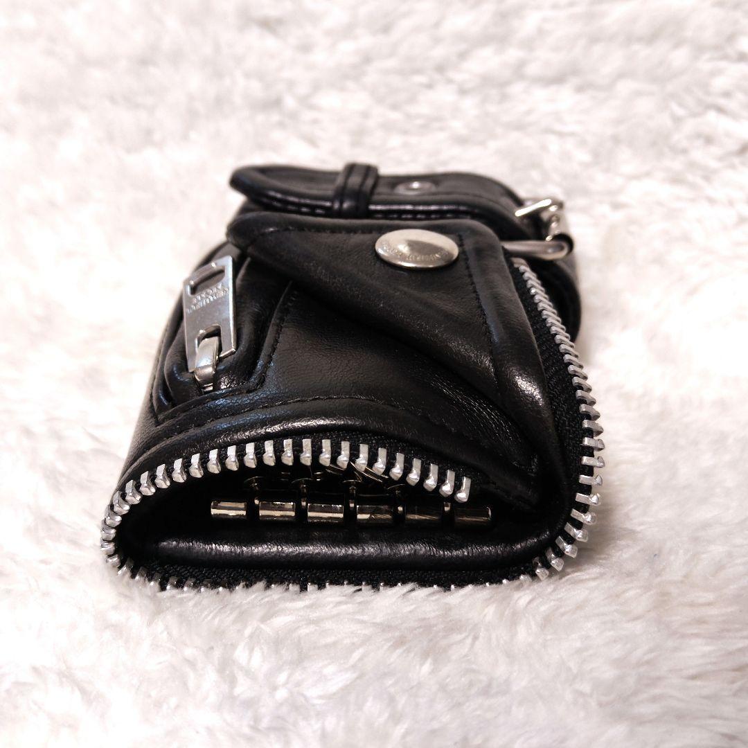 beautiful people ライダース型 キーケース 羊革