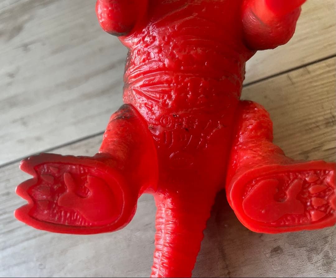 リッガー ソフビ人形 ポピーキングザウルス極美品マルサンブルマァク