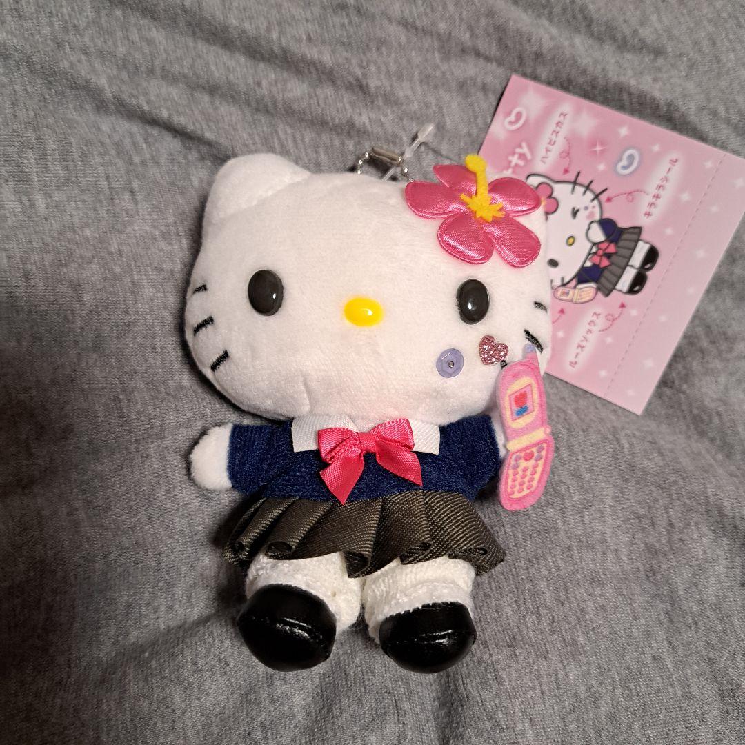 キティ　平成コギャル　ぬいぐるみ　マスコット　新品未使用