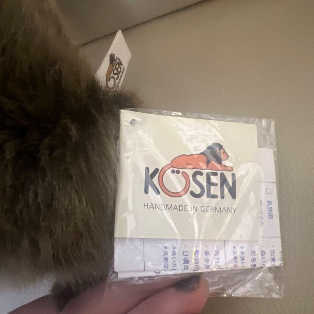 希少 ケーセン社ドイツ手作りクマ ぬいぐるみ