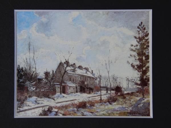 カミーユ・ピサロ、海外版超希少レゾネ、新品額装付